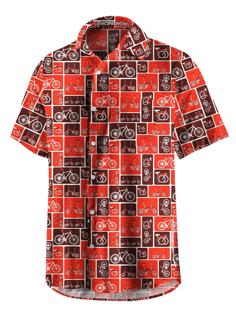 Orionride Diverse Bicycles Zipper Pockets Ultra Lightweight Short Sleeves Gravel Shirt sold by Orionride product image thumbnail 4