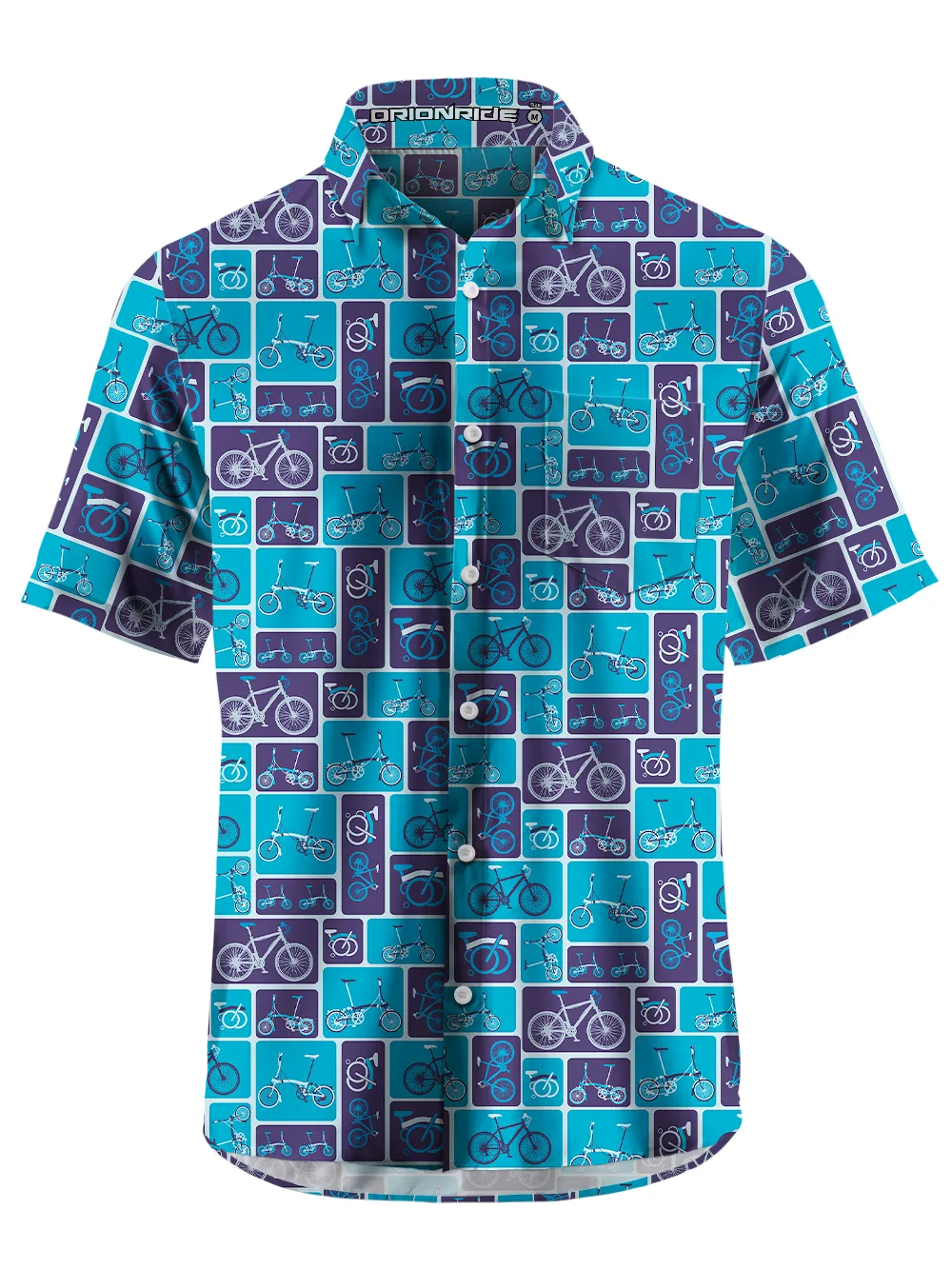 Orionride Diverse Bicycles Zipper Pockets Ultra Lightweight Short Sleeves Gravel Shirt sold by Orionride product image thumbnail 3