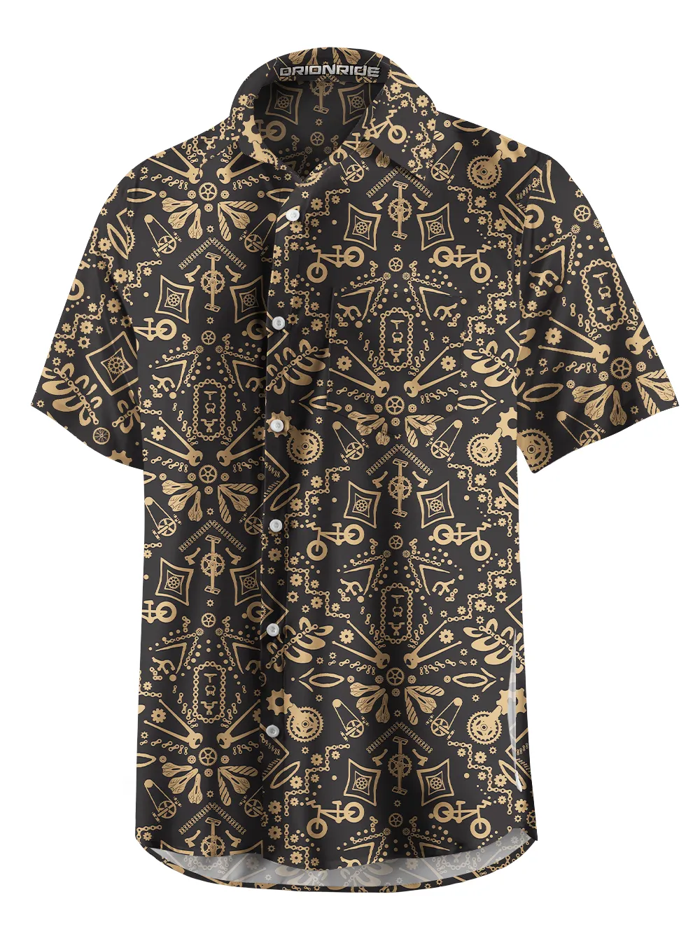 Orionride Golden Parts Zipper Pockets Ultra Lightweight Short Sleeves Gravel Shirt sold by Orionride product image thumbnail 3