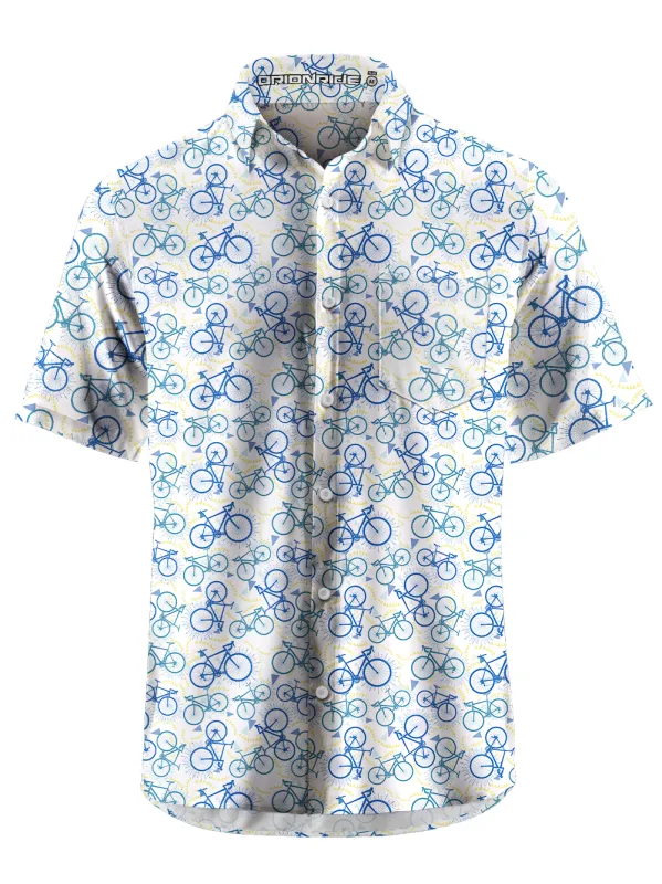Orionride Bicycle Collection Zipper Pockets Ultra Lightweight Short Sleeves Gravel Shirt sold by Orionride