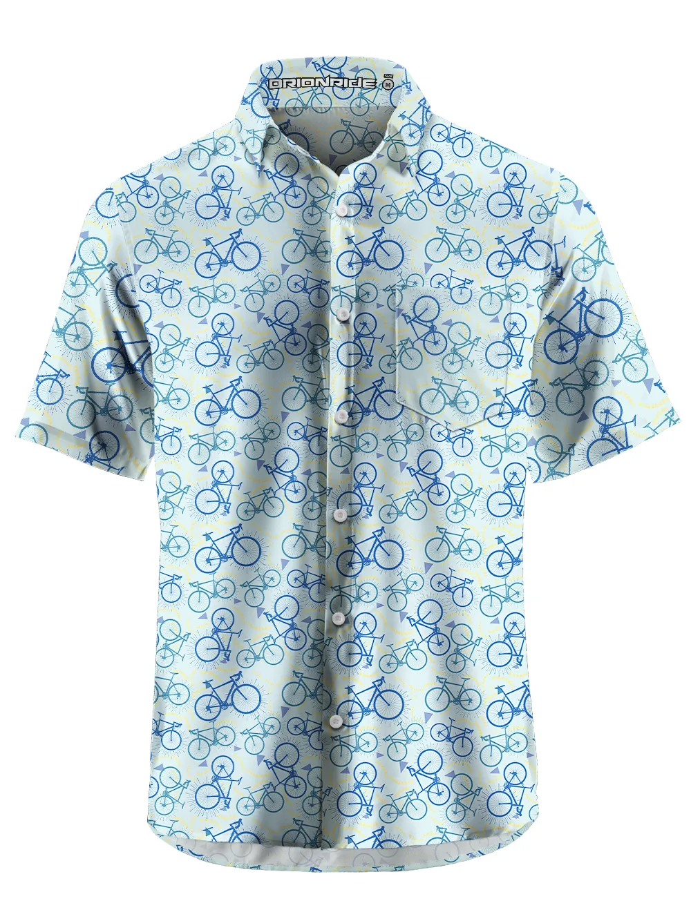 Orionride Bicycle Collection Zipper Pockets Ultra Lightweight Short Sleeves Gravel Shirt sold by Orionride product image thumbnail 3