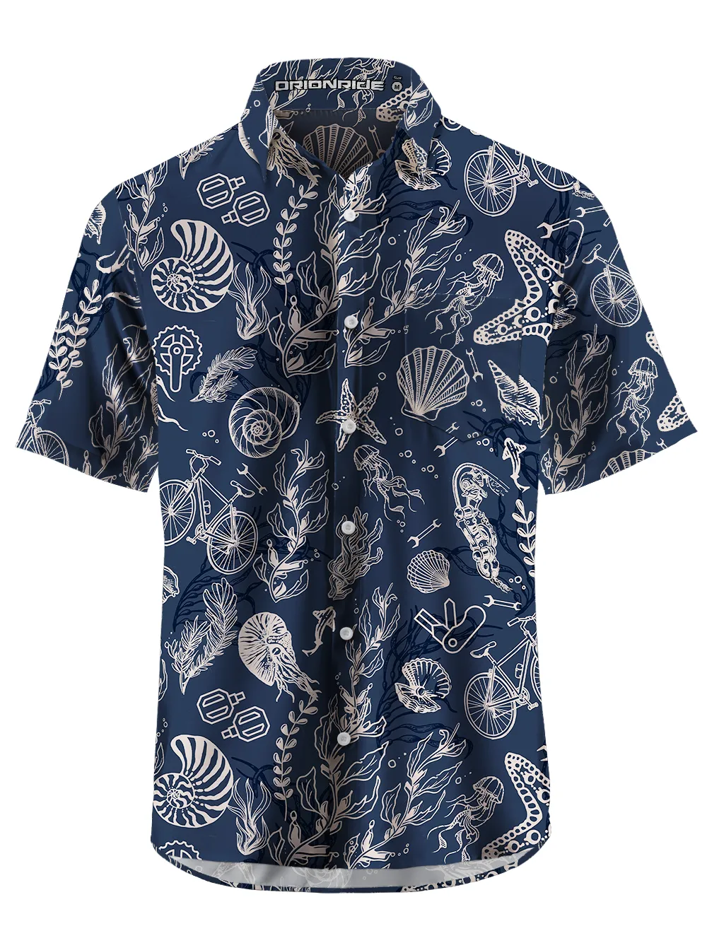 Orionride Shell Bicycle Zipper Pockets Ultra Lightweight Short Sleeves Gravel Shirt sold by Orionride