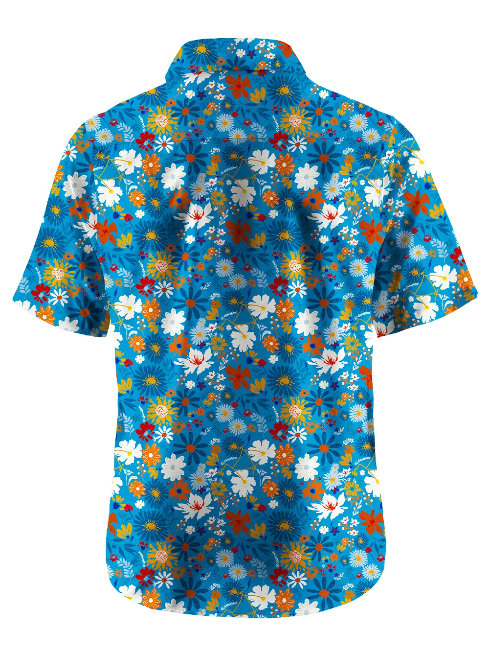 Orionride Sea Of Flowers Zipper Pockets Ultra Lightweight Short Sleeves Gravel Shirt sold by Orionride product image thumbnail 4