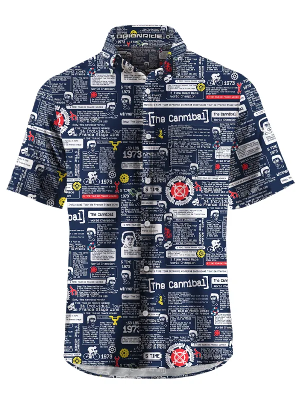 Orionride Cyclist News Zipper Pockets Ultra Lightweight Short Sleeves Gravel Shirt sold by Orionride