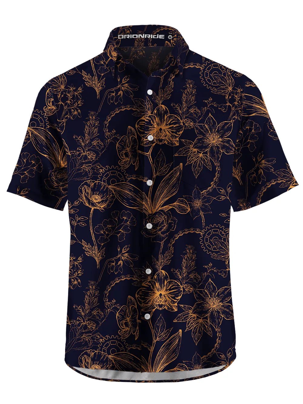 Orionride Golden Daffodils Zipper Pockets Ultra Lightweight Short Sleeves Gravel Shirt sold by Orionride