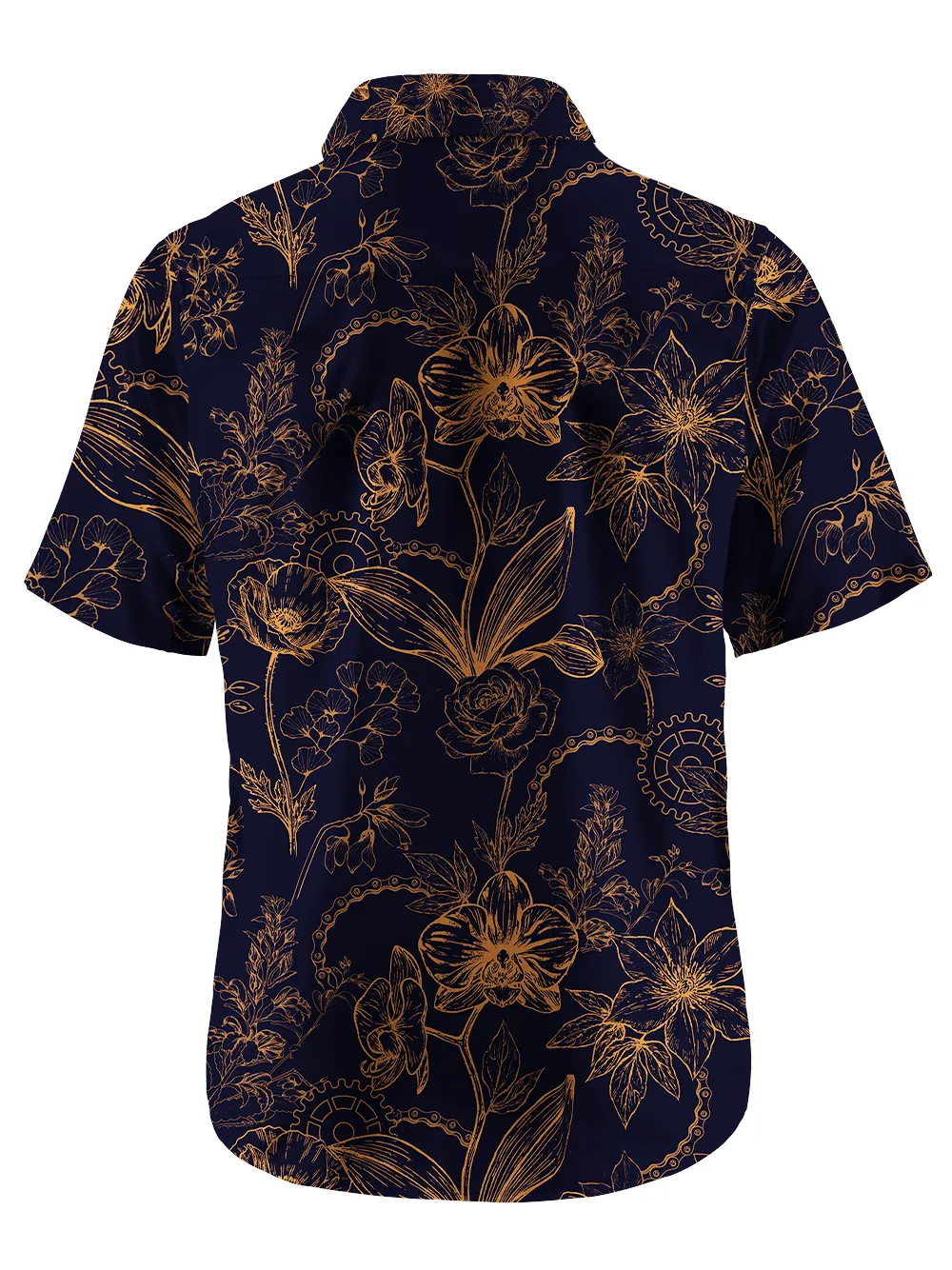 Orionride Golden Daffodils Zipper Pockets Ultra Lightweight Short Sleeves Gravel Shirt sold by Orionride product image thumbnail 3