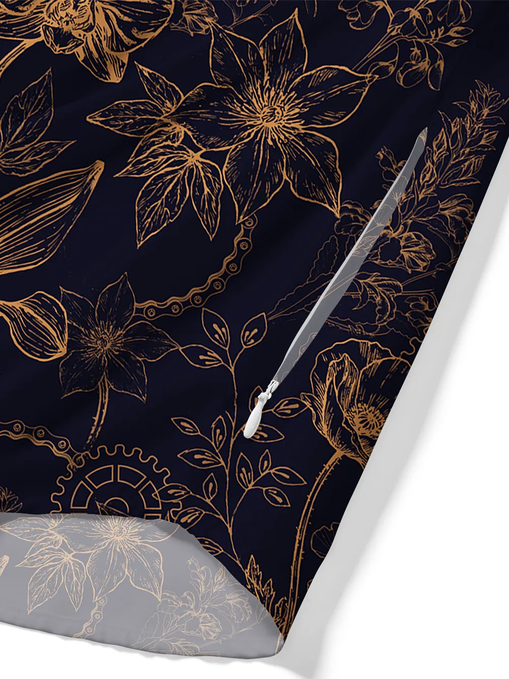 Orionride Golden Daffodils Zipper Pockets Ultra Lightweight Short Sleeves Gravel Shirt sold by Orionride product image thumbnail 5