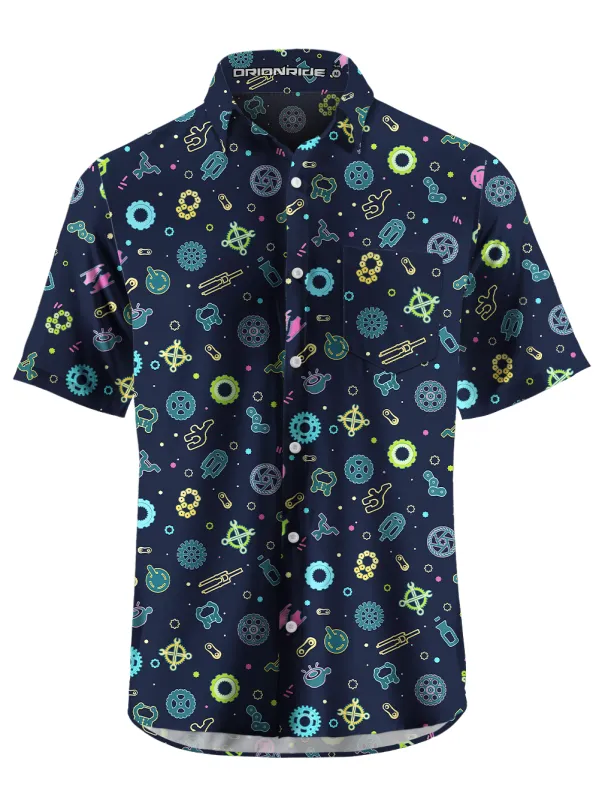 Orionride Light-Up Parts Zipper Pockets Ultra Lightweight Short Sleeves Gravel Shirt sold by Orionride