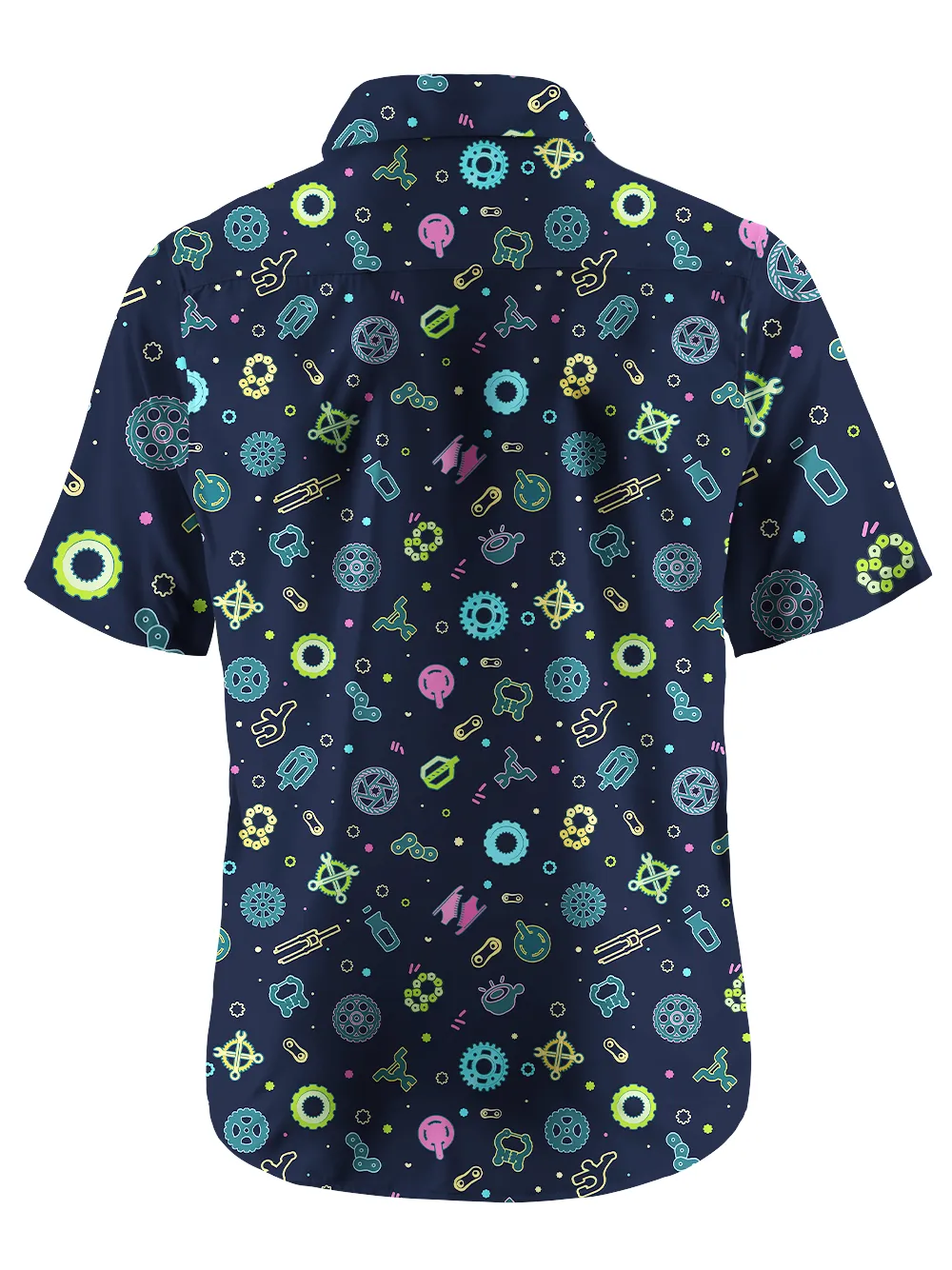 Orionride Light-Up Parts Zipper Pockets Ultra Lightweight Short Sleeves Gravel Shirt sold by Orionride product image thumbnail 4