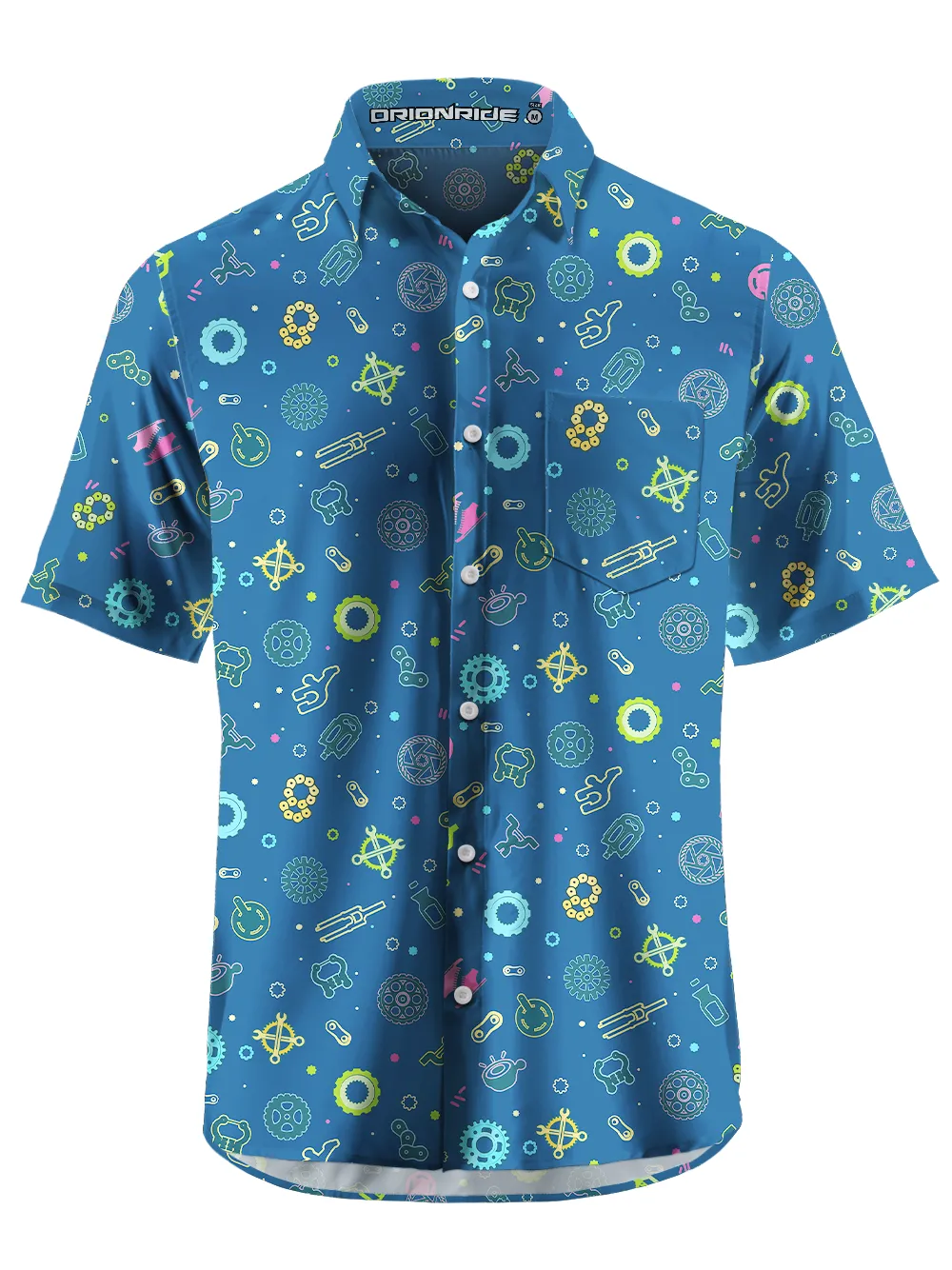 Orionride Light-Up Parts Zipper Pockets Ultra Lightweight Short Sleeves Gravel Shirt sold by Orionride product image thumbnail 2