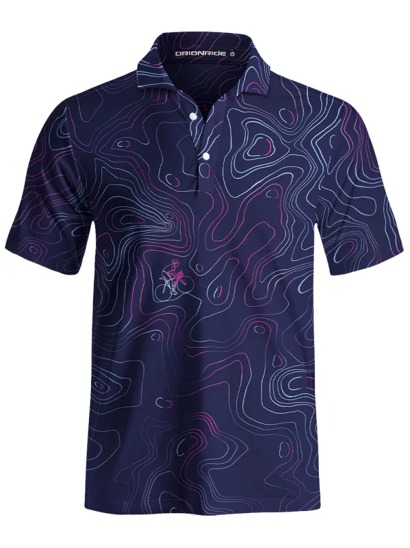 Orionride Contour Ride Men's Polo Shirt sold by Orionride