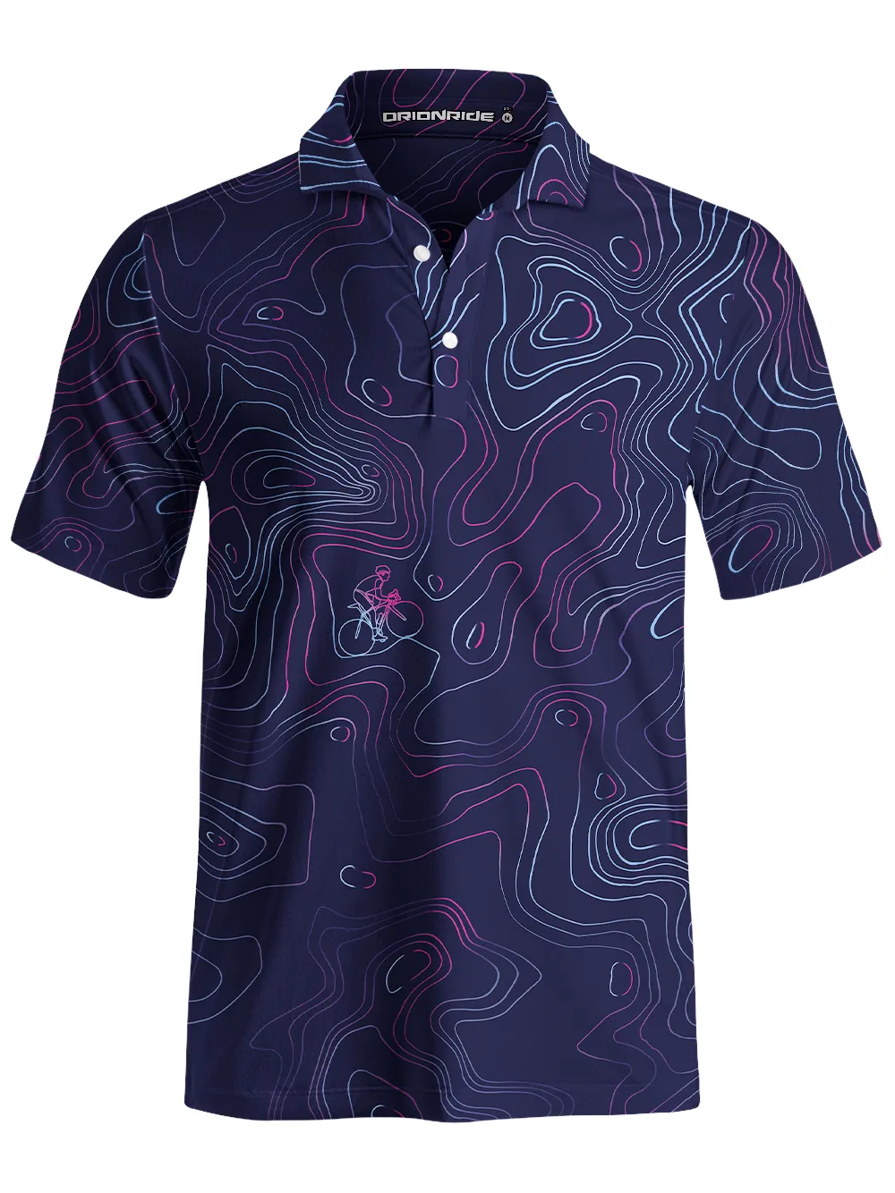 Orionride Contour Ride Men's Polo Shirt sold by Orionride