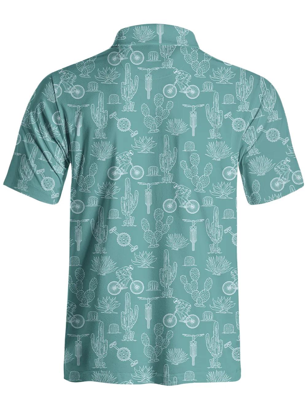 Orionride Desert Cactus Men's Polo Shirt sold by Orionride product image thumbnail 2