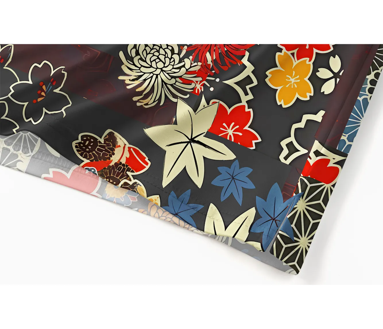 Orionride Unique Gear Flower Men's Polo Shirt sold by Orionride product image thumbnail 4