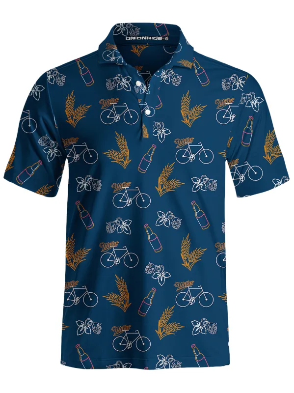 Orionride Neon Bottle Men's Polo Shirt sold by Orionride