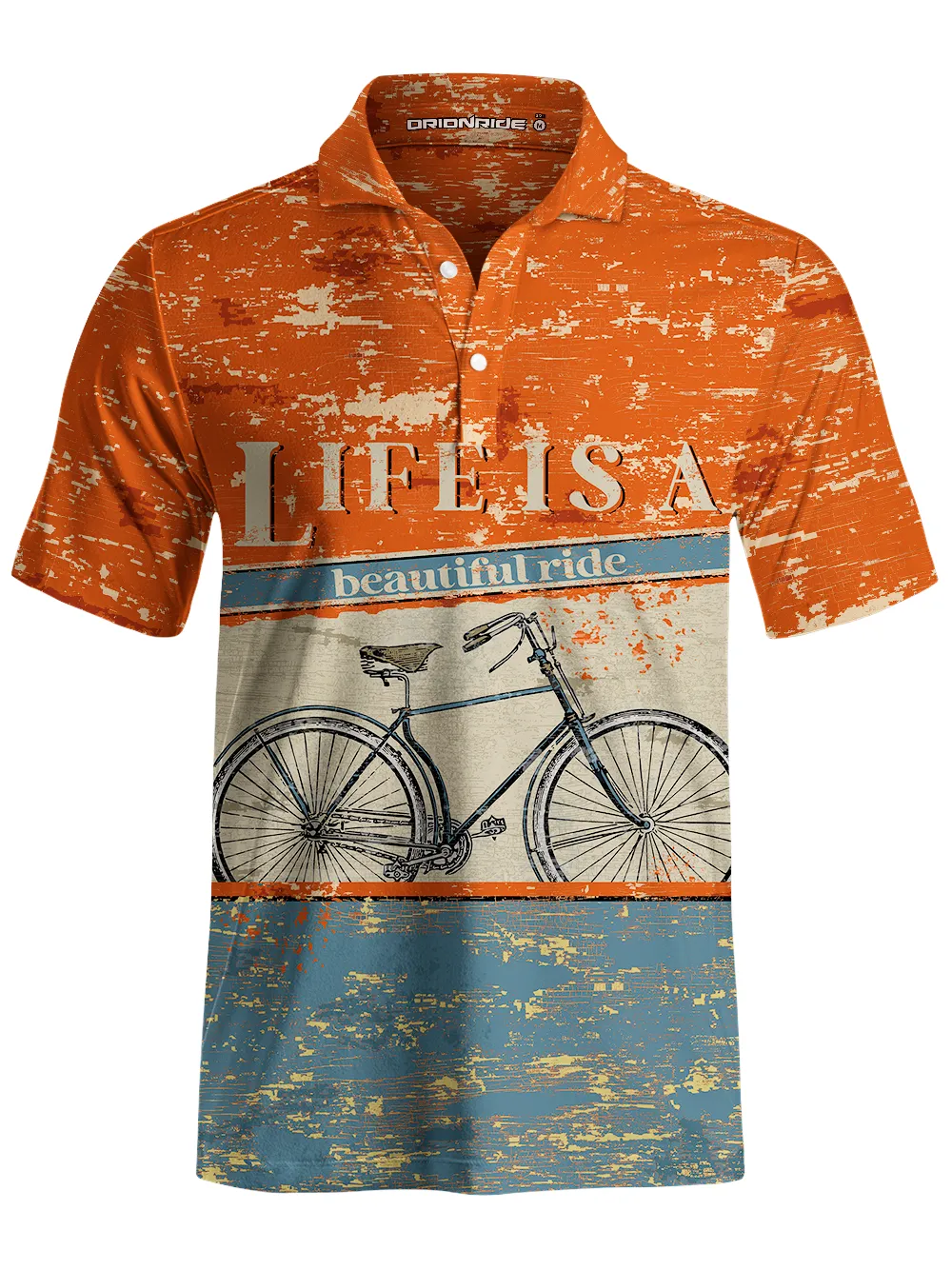 Orionride Beautiful Ride Men's Polo Shirt sold by Orionride