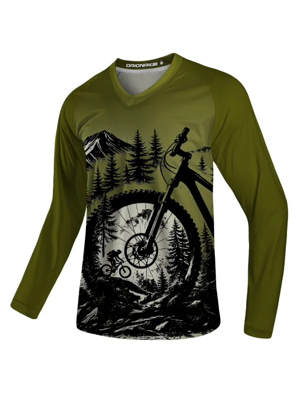 Orionride An Imaginary Adventure Long Sleeve Downhill Jersey sold by Orionride