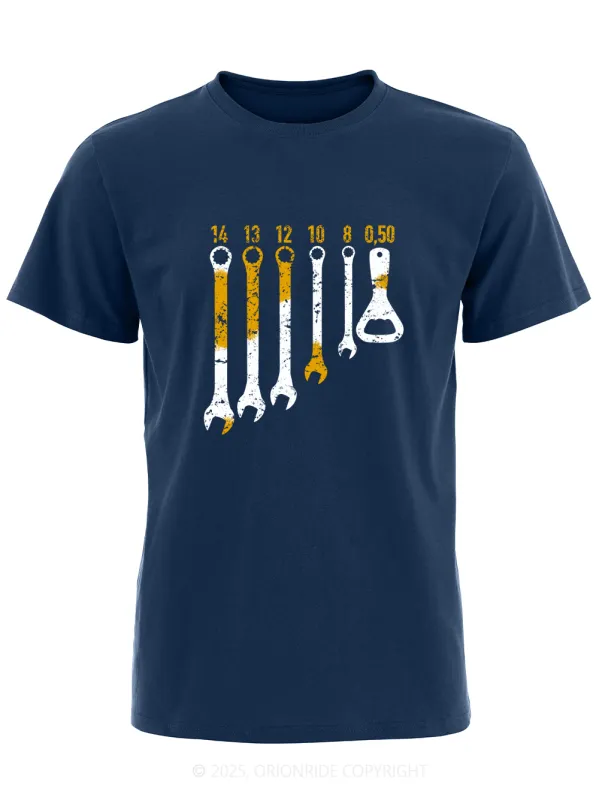 Orionride Wrench Combination Short Sleeves Bike T-Shirt sold by Orionride