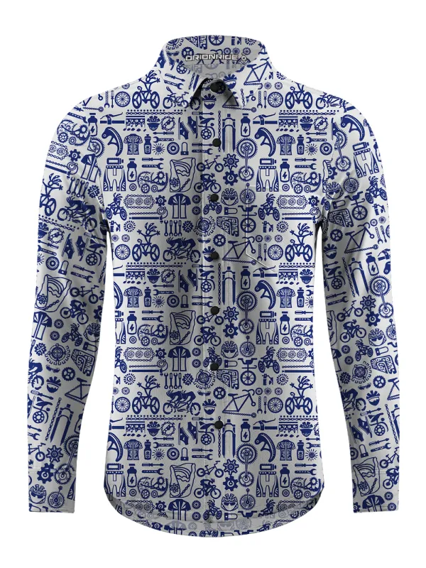 Orionride Totem Equipment Men's Stretchy Breathable Long Sleeve Gravel Shirt sold by Orionride