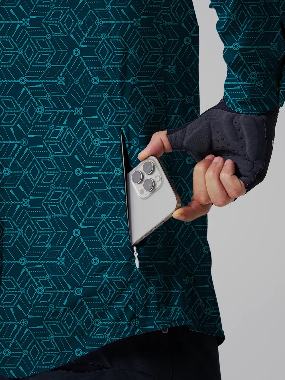 Orionride Spatial Gear Men's Stretchy Breathable Long Sleeve Gravel Shirt sold by Orionride product image thumbnail 5