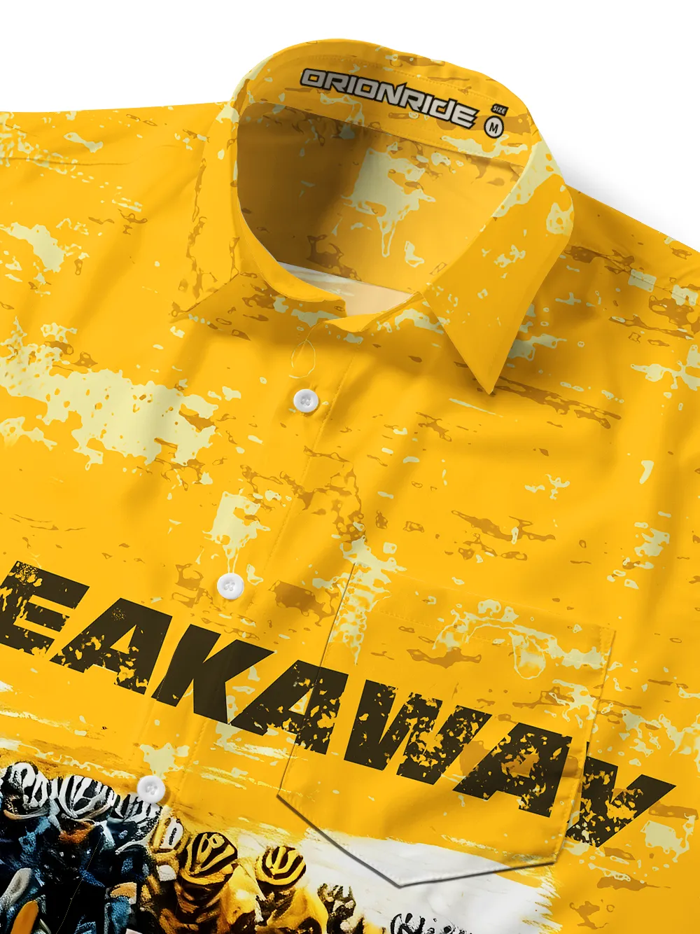 Orionride Breakaway Zipper Pockets Ultra Lightweight Short Sleeves Gravel Shirt sold by Orionride product image thumbnail 4