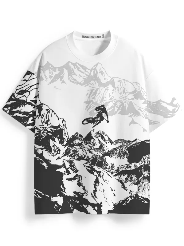 Orionride Hill Racing Oversized All-Over Print T-Shirt made by Orionride