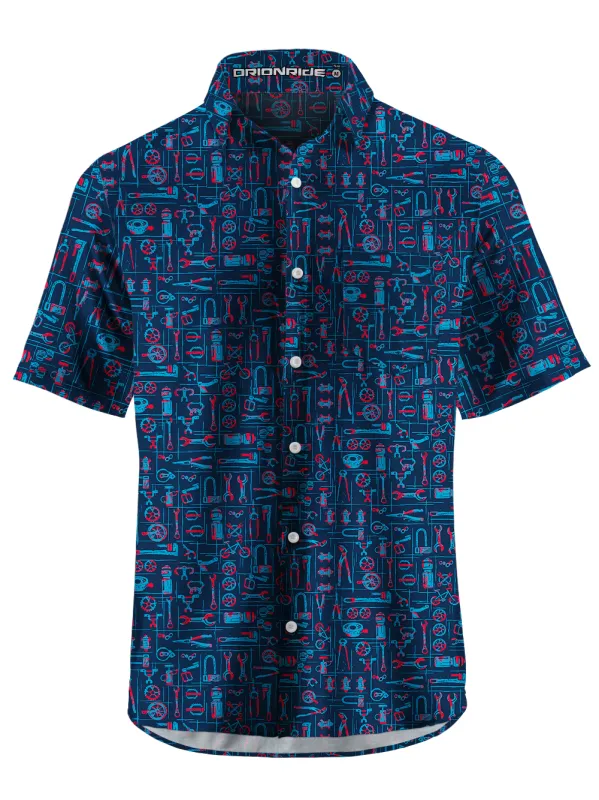 Orionride Sturdy Parts Zipper Pockets Ultra Lightweight Short Sleeves Gravel Shirt made by Orionride