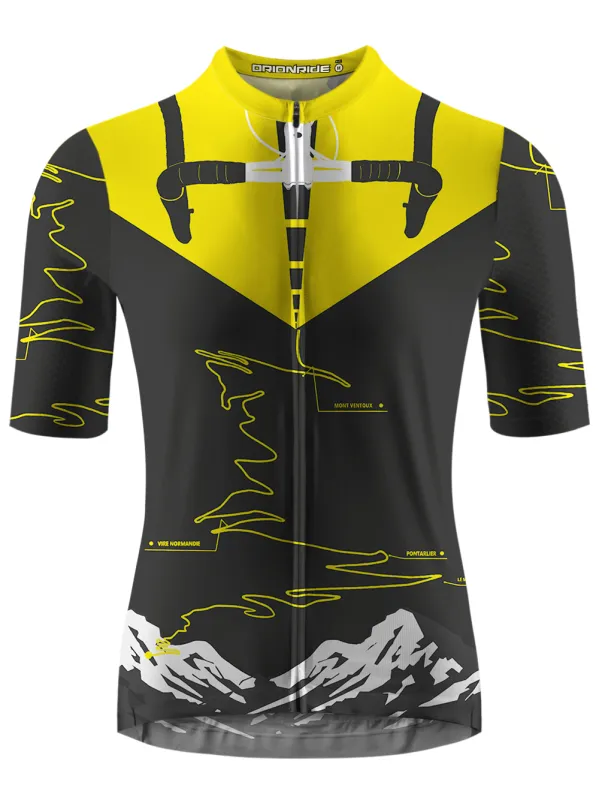 Orionride Roadmap Short Sleeves Cycling Jersey sold by Orionride