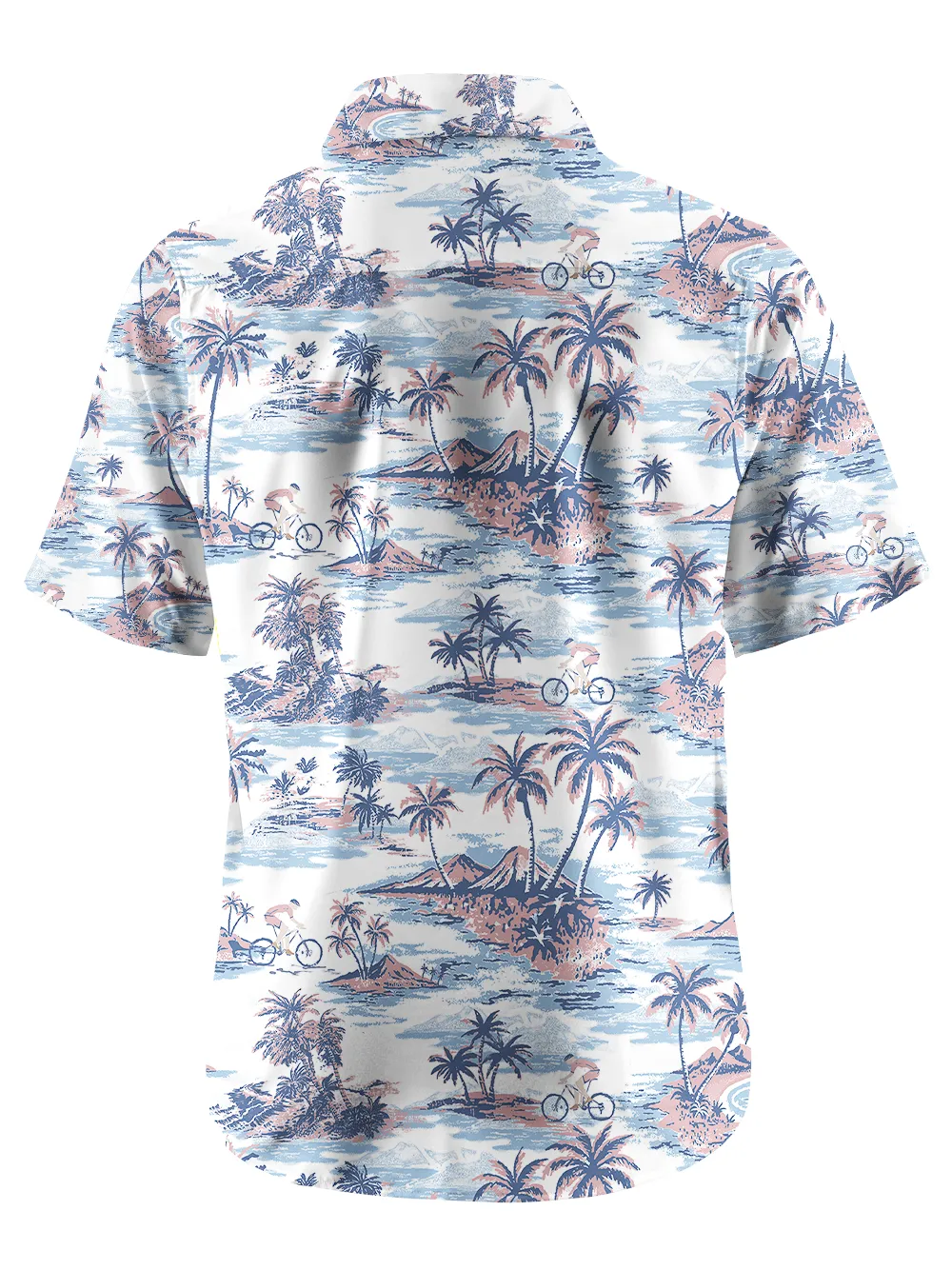 Orionride Dreamy Island Zipper Pockets Ultra Lightweight Short Sleeves Gravel Shirt sold by Orionride product image thumbnail 3