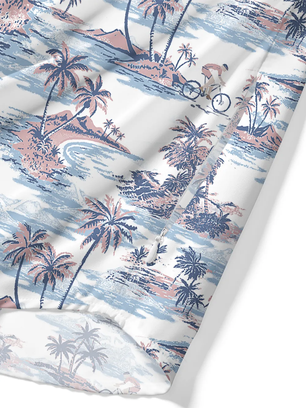 Orionride Dreamy Island Zipper Pockets Ultra Lightweight Short Sleeves Gravel Shirt sold by Orionride product image thumbnail 5