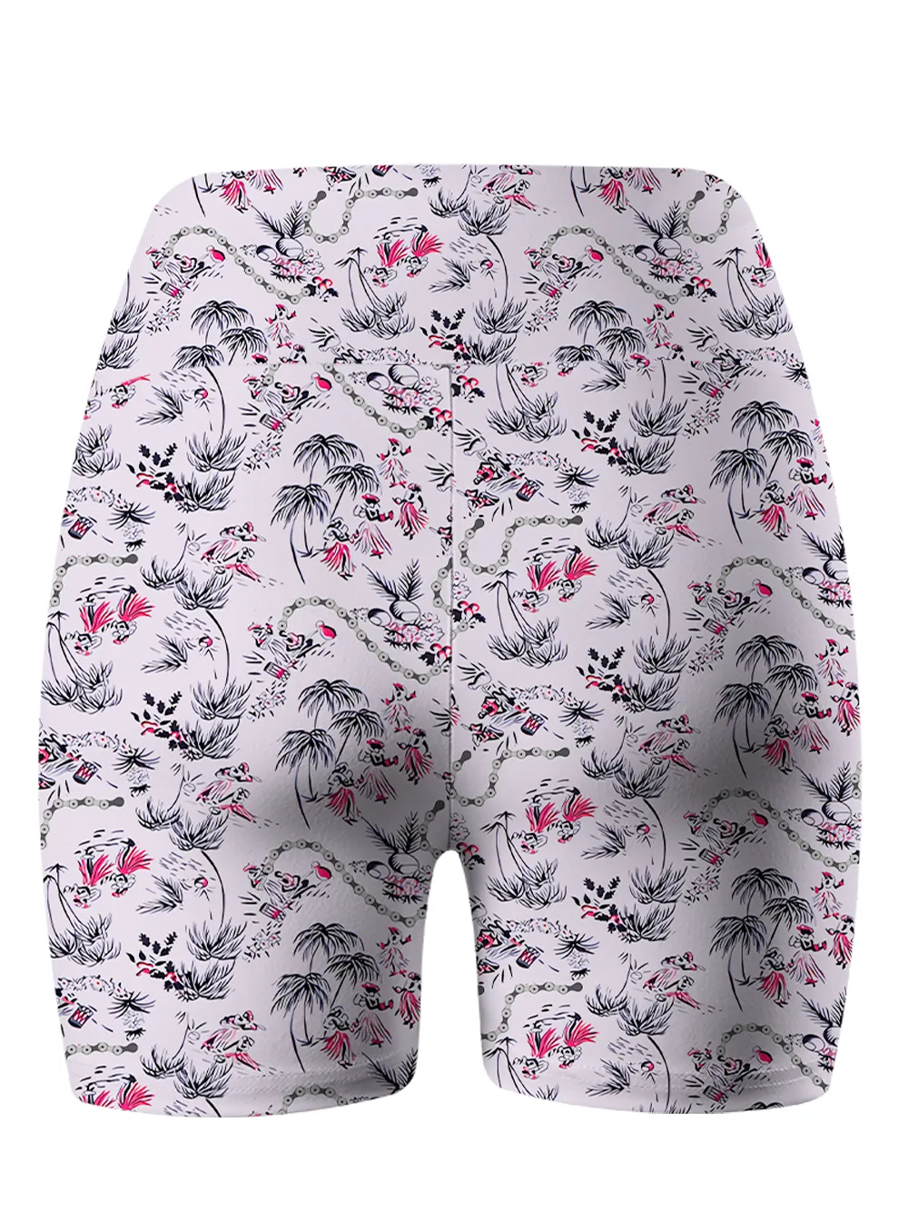 Orionride Chain And Flowers Women's Cycling Shorts sold by Orionride product image thumbnail 2