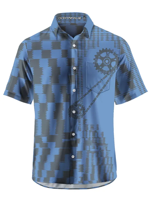 Orionride Corrugated Parts Zipper Pockets Ultra Lightweight Short Sleeves Gravel Shirt sold by Orionride