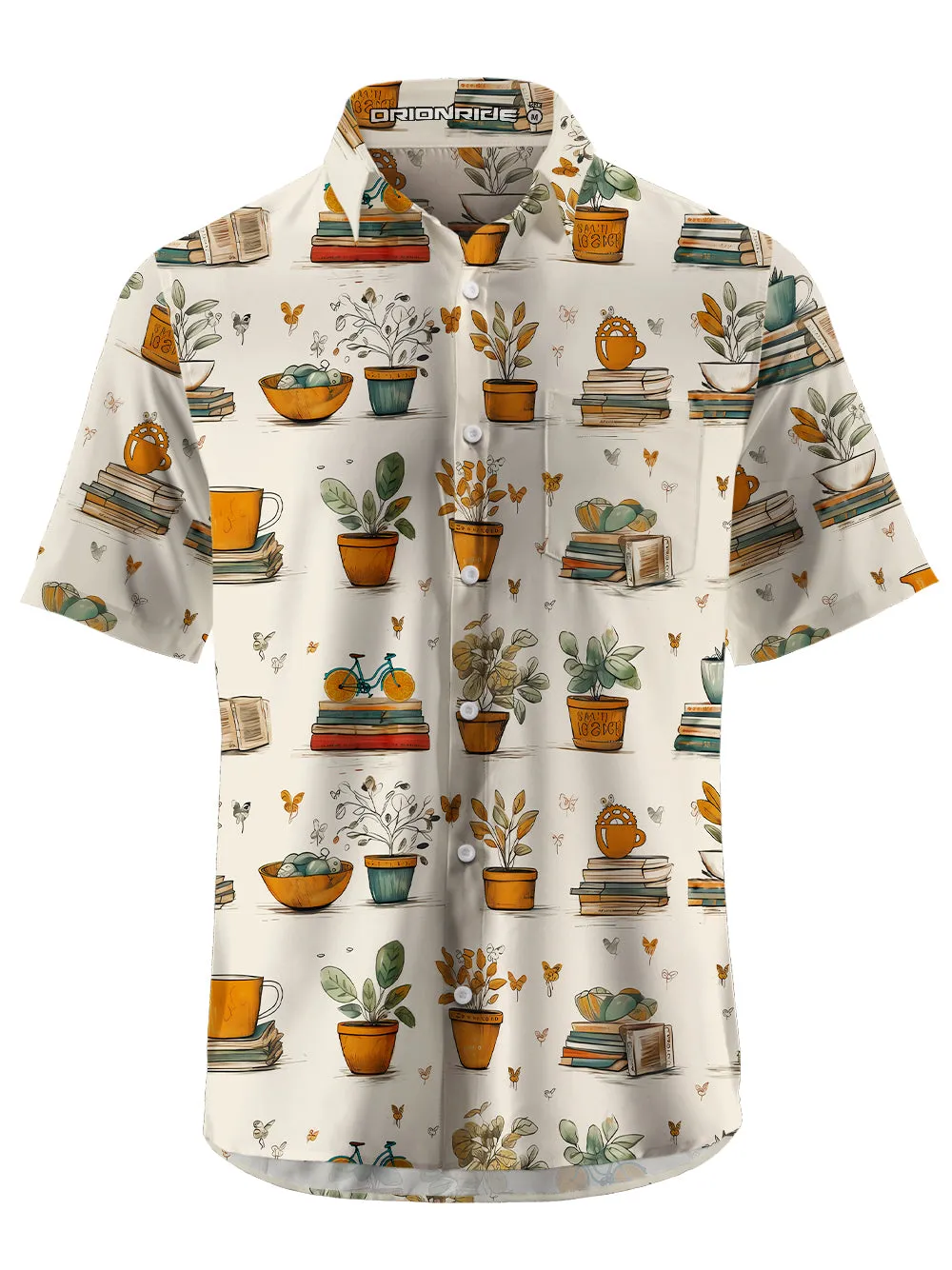 Orionride Cycling Enthusiasts Ultra Lightweight Short Sleeves Hawaiian shirt sold by Orionride