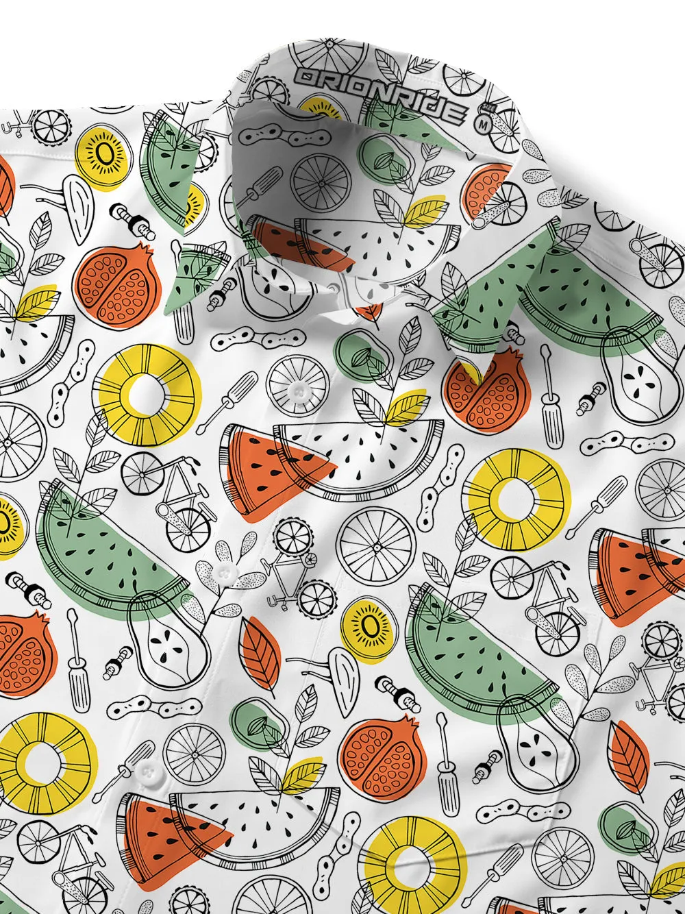 Orionride Fruit Parts Ultra Lightweight Short Sleeves Hawaiian shirt sold by Orionride product image thumbnail 4