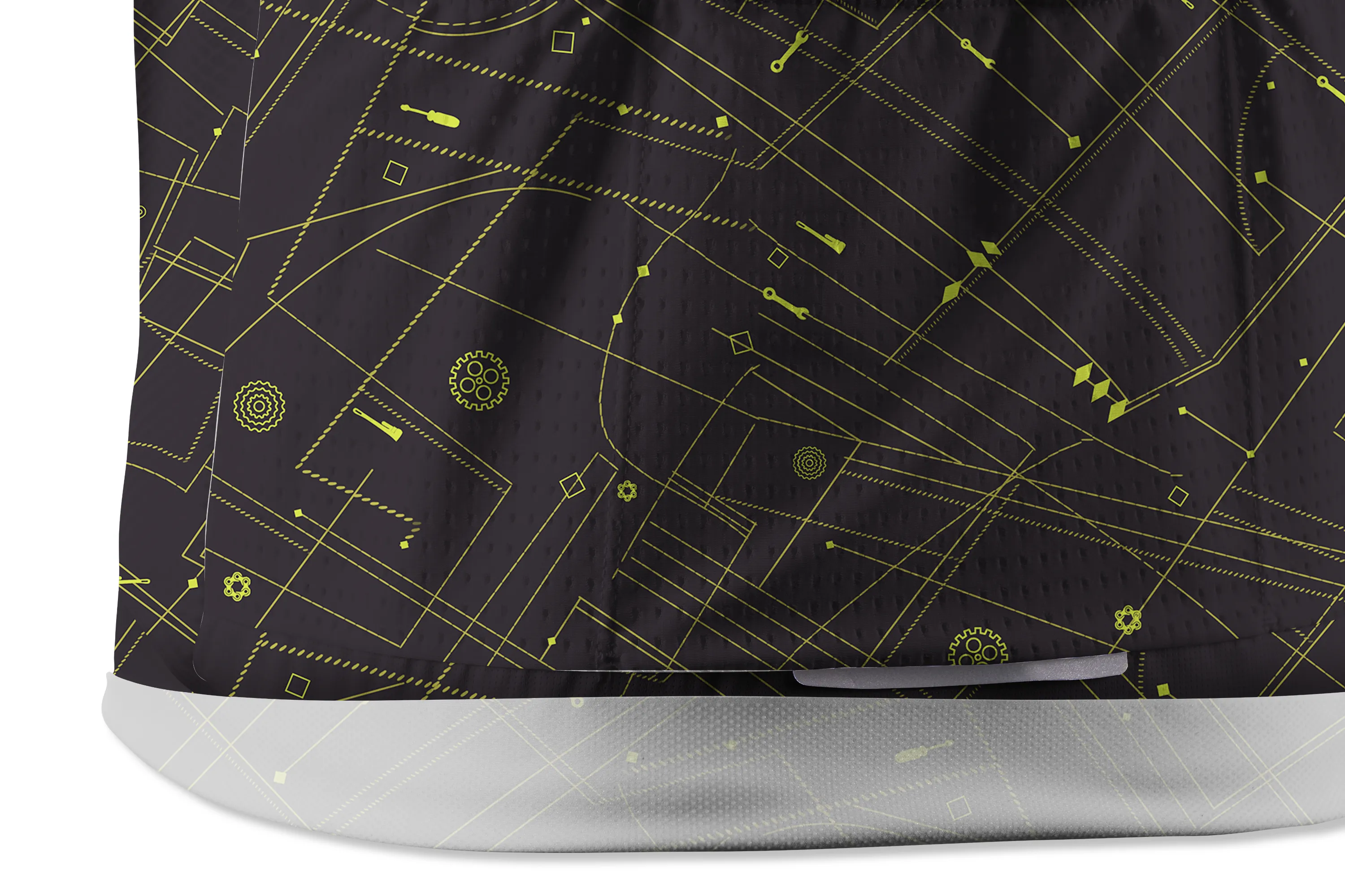 Orionride Golden Lines Short Sleeves Cycling Jersey sold by Orionride product image thumbnail 2