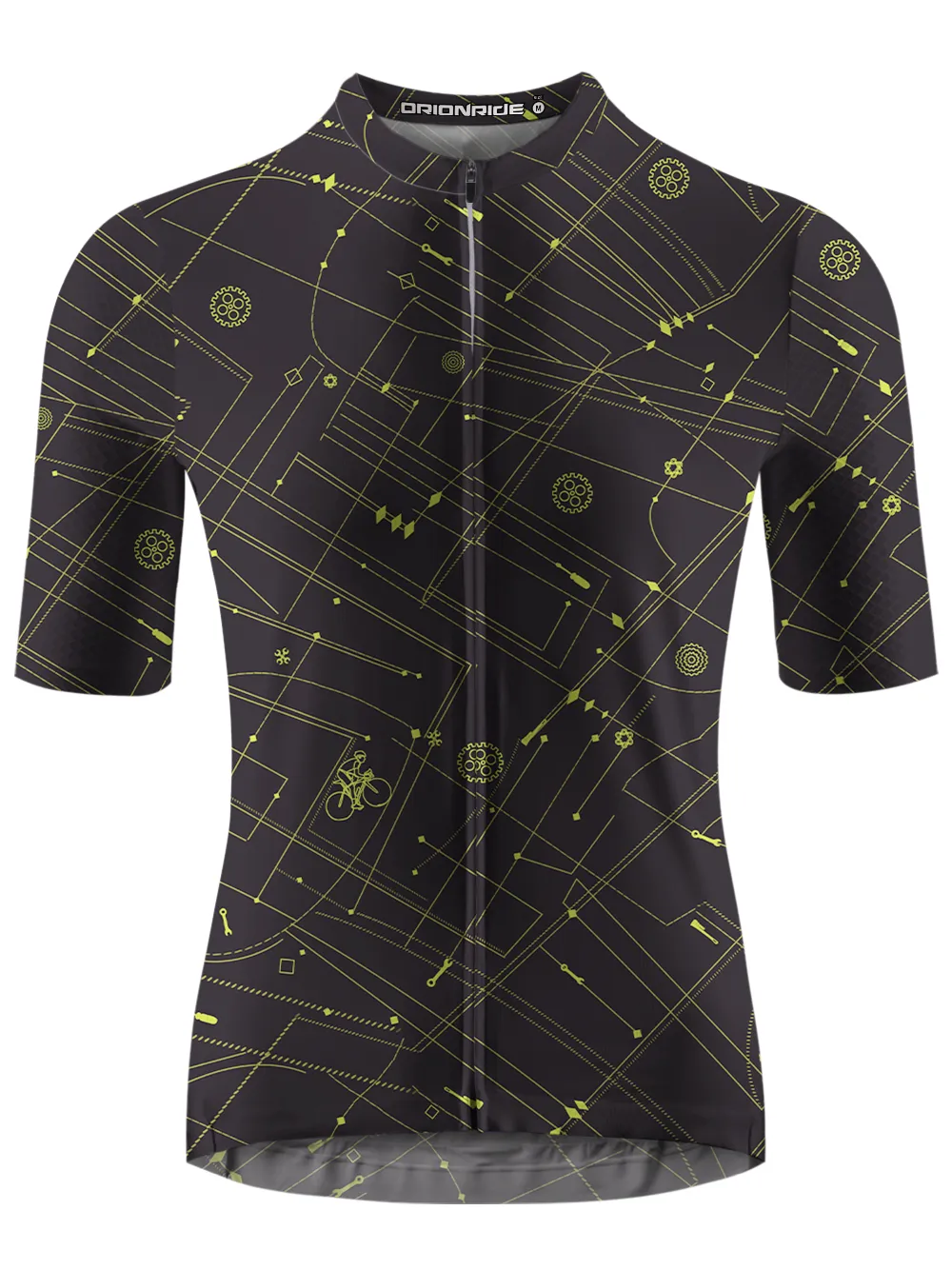 Orionride Golden Lines Short Sleeves Cycling Jersey sold by Orionride