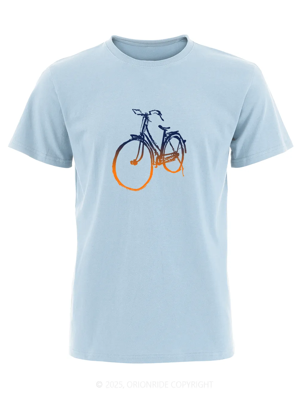 Orionride Gradient Bicycle Short Sleeves Bike T-Shirt sold by Orionride product image thumbnail 3