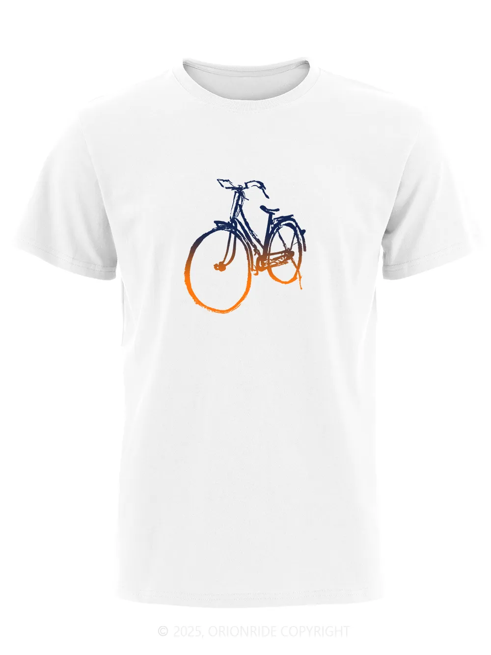 Orionride Gradient Bicycle Short Sleeves Bike T-Shirt sold by Orionride product image thumbnail 2