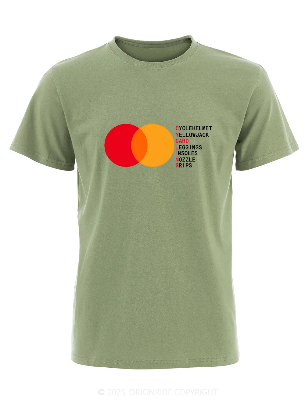 Orionride Hidden Words Short Sleeves Bike T-Shirt sold by Orionride product image thumbnail 4