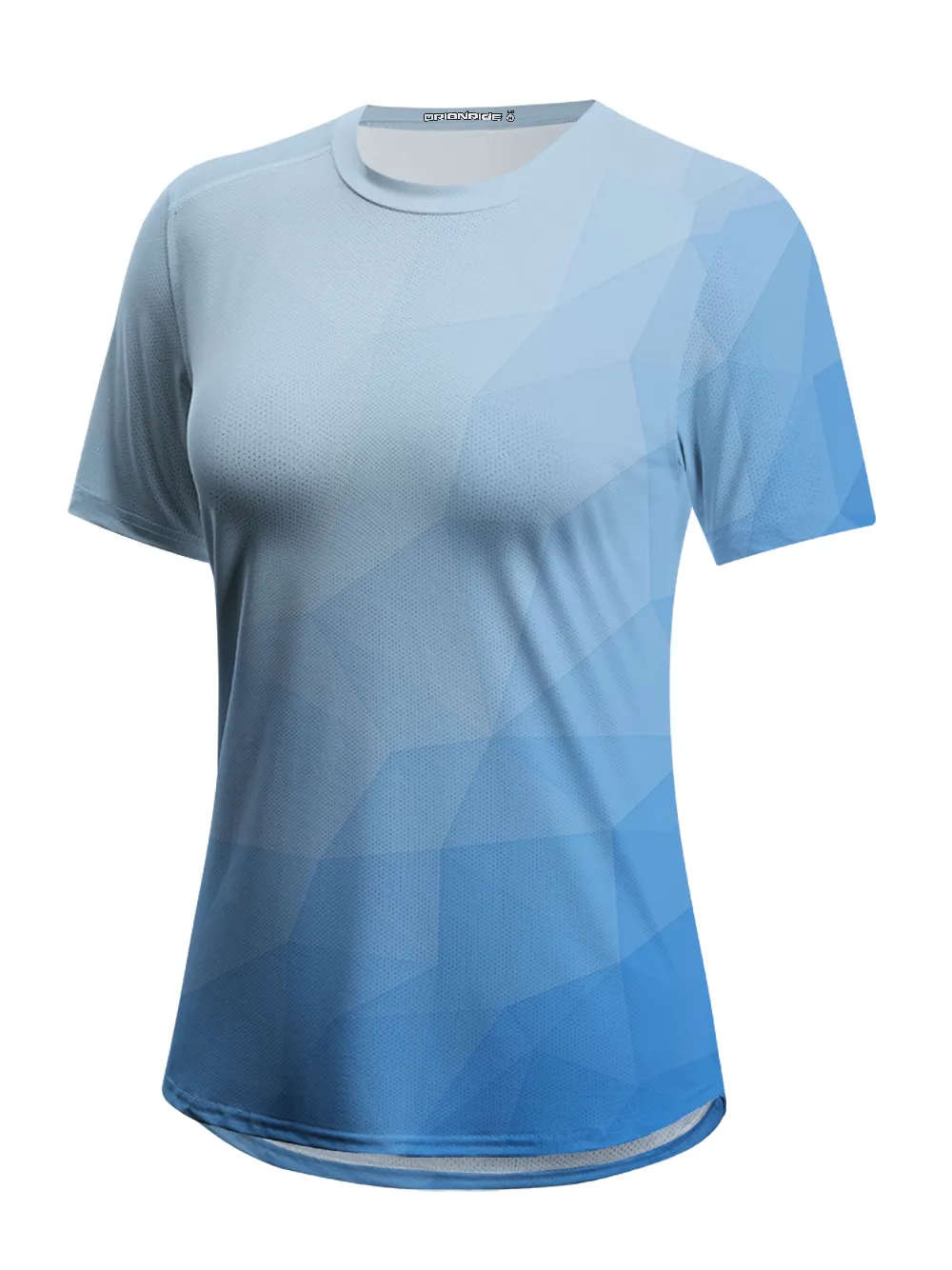 Orionride Ocean Blue Women's Breathable Short Sleeve T-shirt sold by Orionride product image thumbnail 3