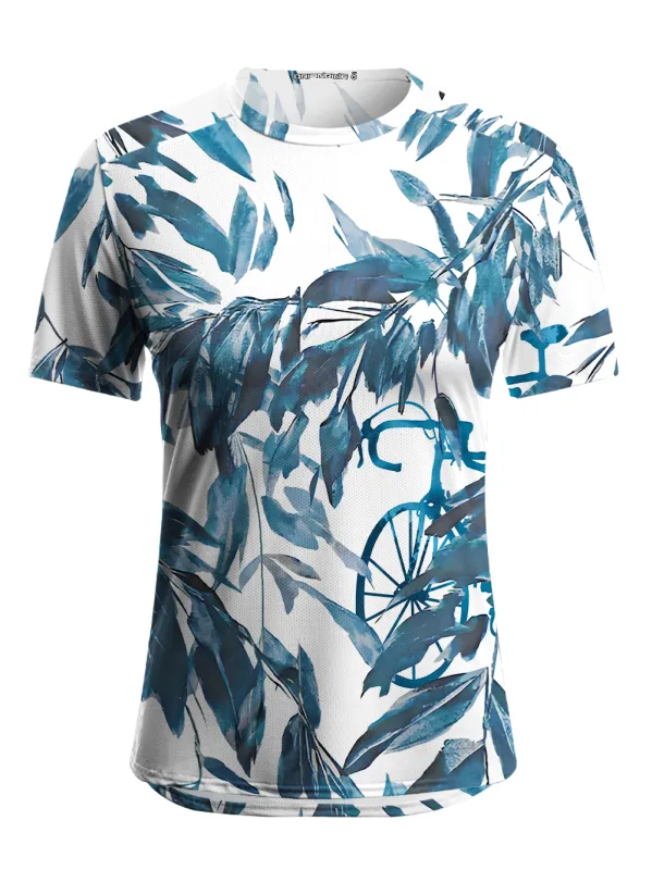 Orionride Ink Bicycle Women's Breathable Short Sleeve T-shirt sold by Orionride