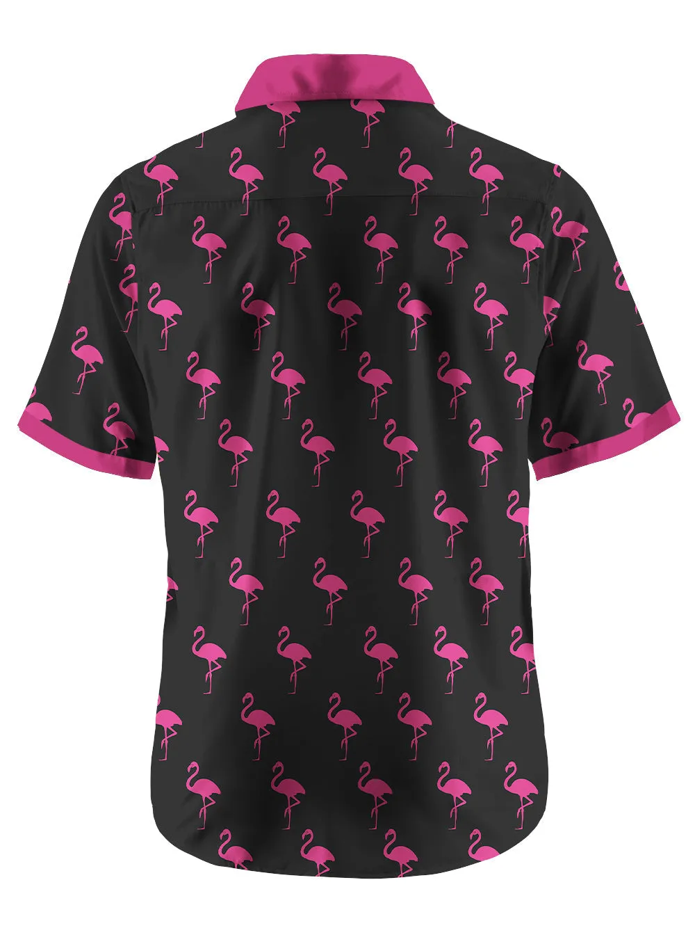 Orionride Flamingo Ultra Lightweight Short Sleeves Hawaiian shirt sold by Orionride product image thumbnail 2