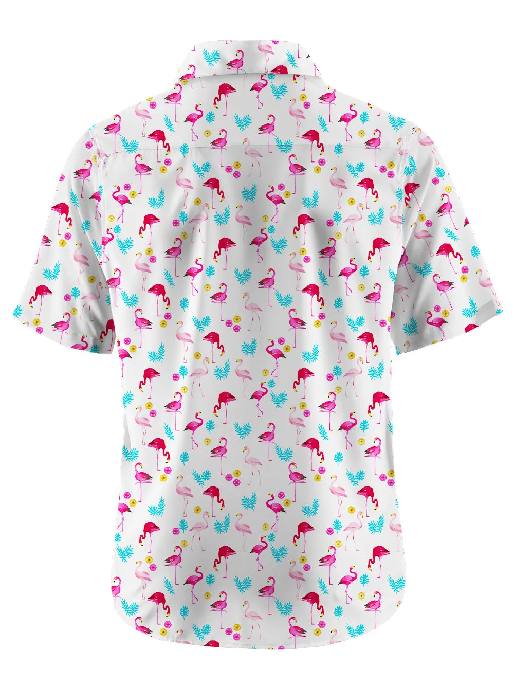 Orionride Dancing Flamingo Ultra Lightweight Short Sleeves Hawaiian shirt sold by Orionride product image thumbnail 4