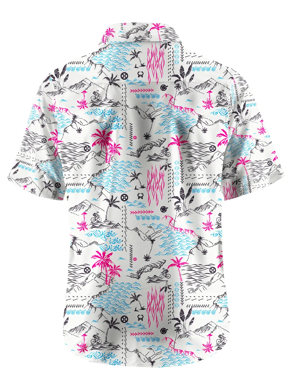 Orionride Breeze And Waves Zipper Pockets Ultra Lightweight Short Sleeves Gravel Shirt sold by Orionride product image thumbnail 4