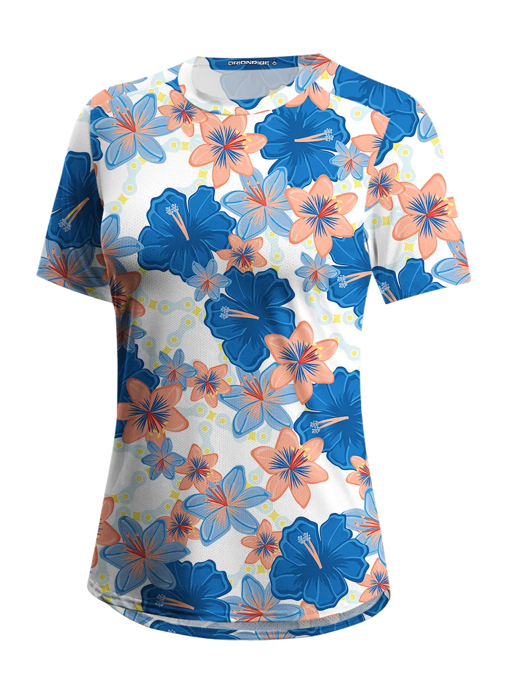 Orionride Hibiscus Chain Women's Breathable Short Sleeve T-shirt sold by Orionride product image thumbnail 2