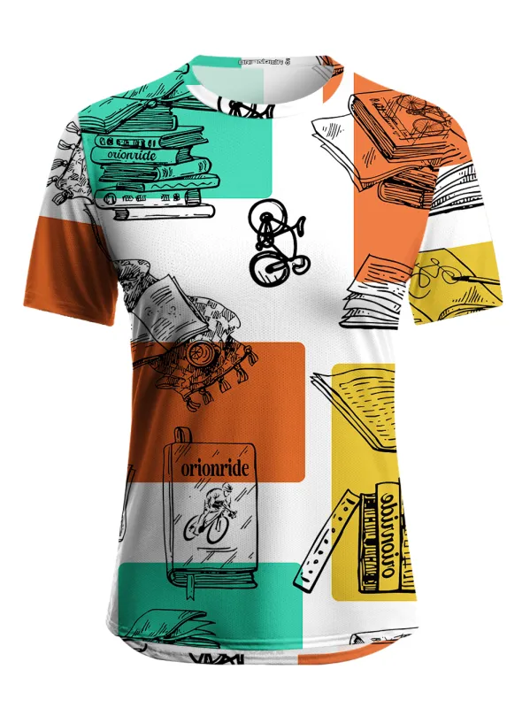 Orionride Books And Cycling Women's Breathable Short Sleeve T-shirt sold by Orionride