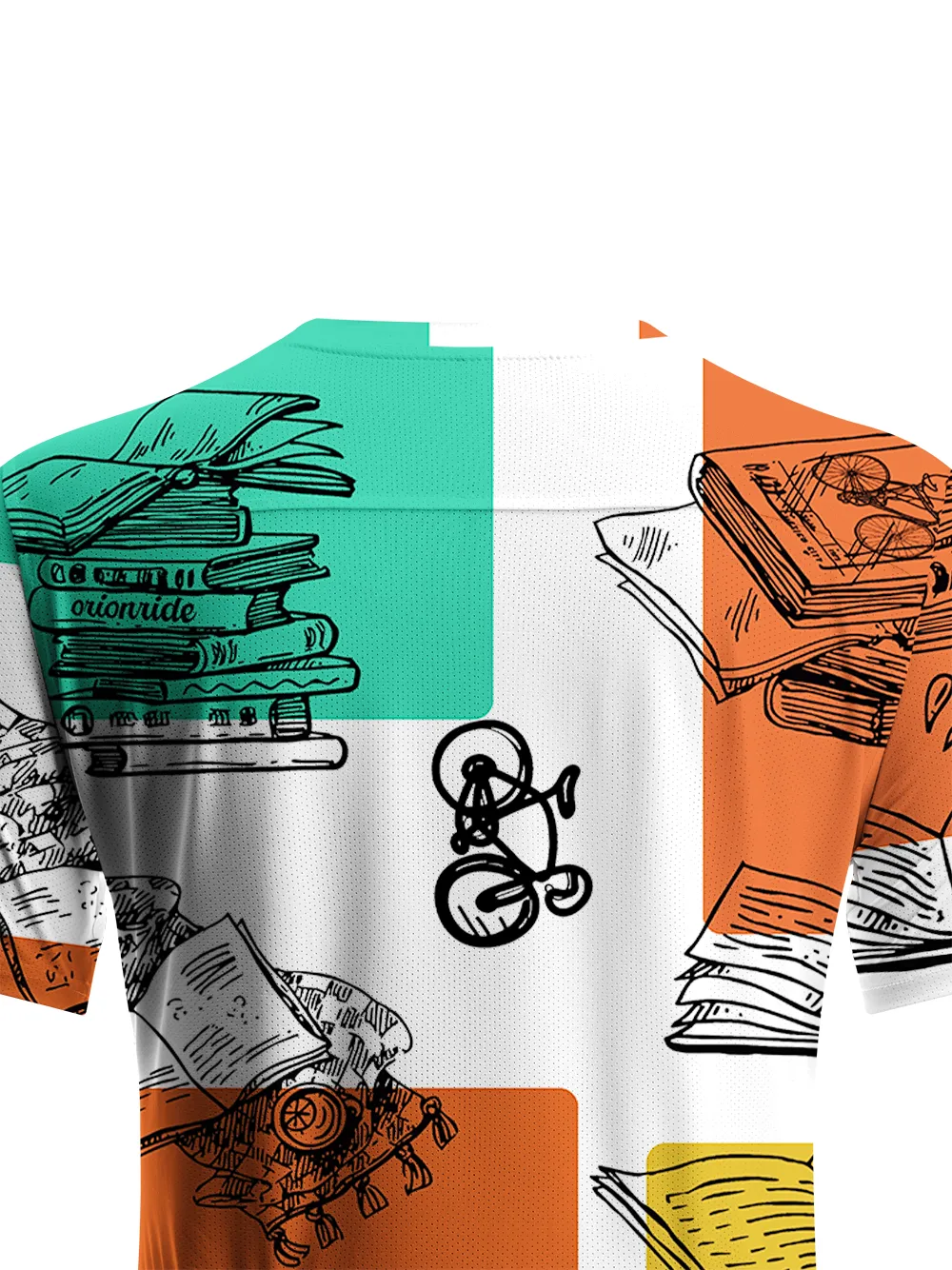 Orionride Books And Cycling Women's Breathable Short Sleeve T-shirt sold by Orionride product image thumbnail 4