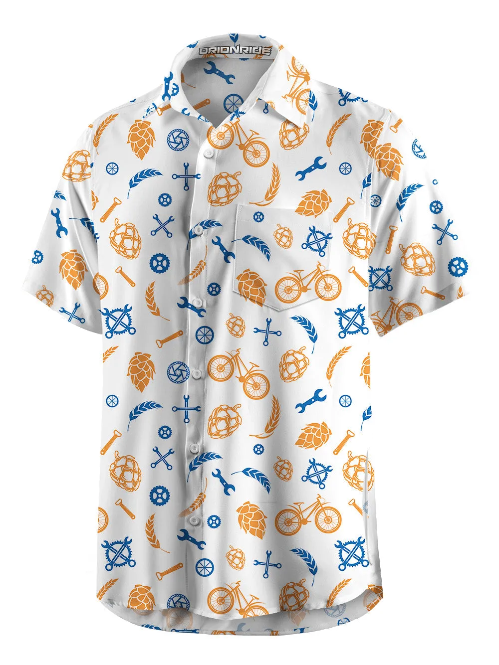 Orionride The Aroma Of Beer Ultra Lightweight Short Sleeves Hawaiian shirt sold by Orionride product image thumbnail 4
