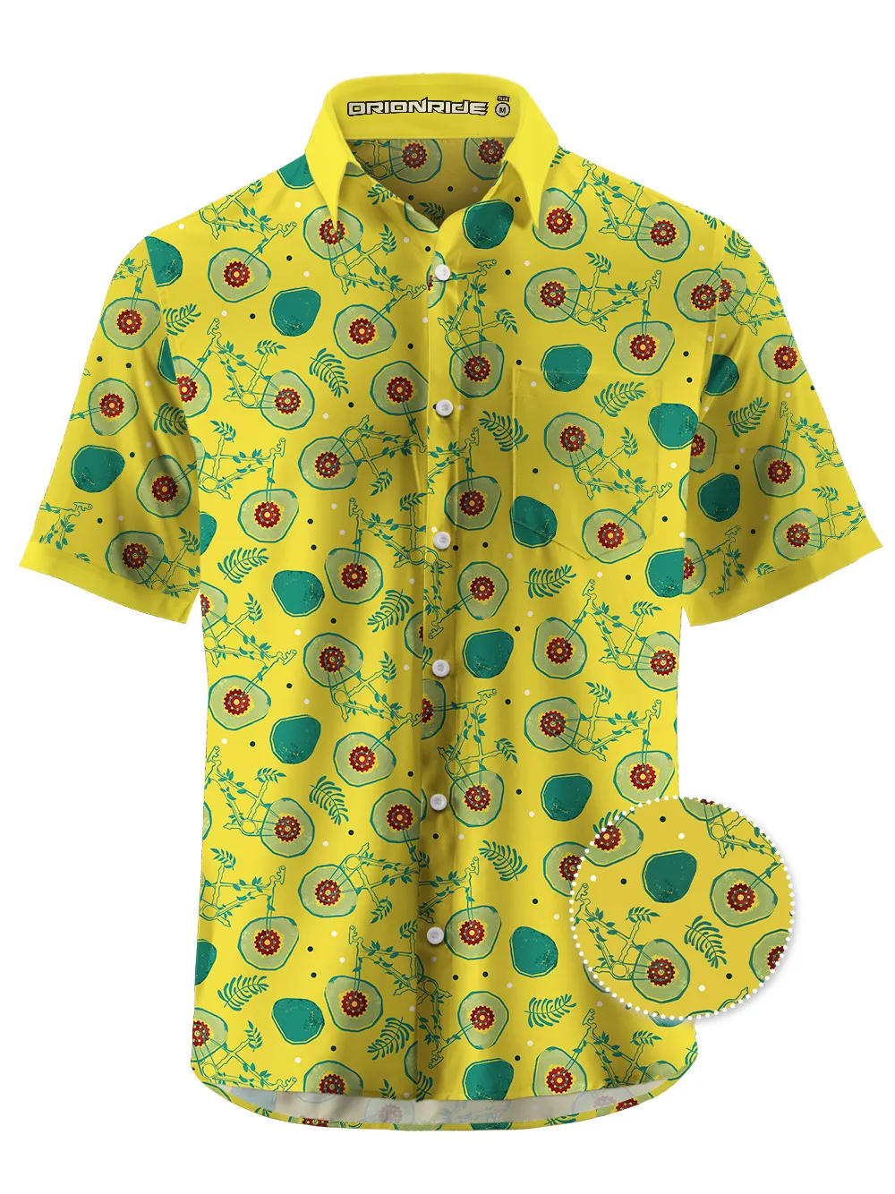 Orionride Juicy Avocado Ultra Lightweight Short Sleeves Hawaiian shirt sold by Orionride