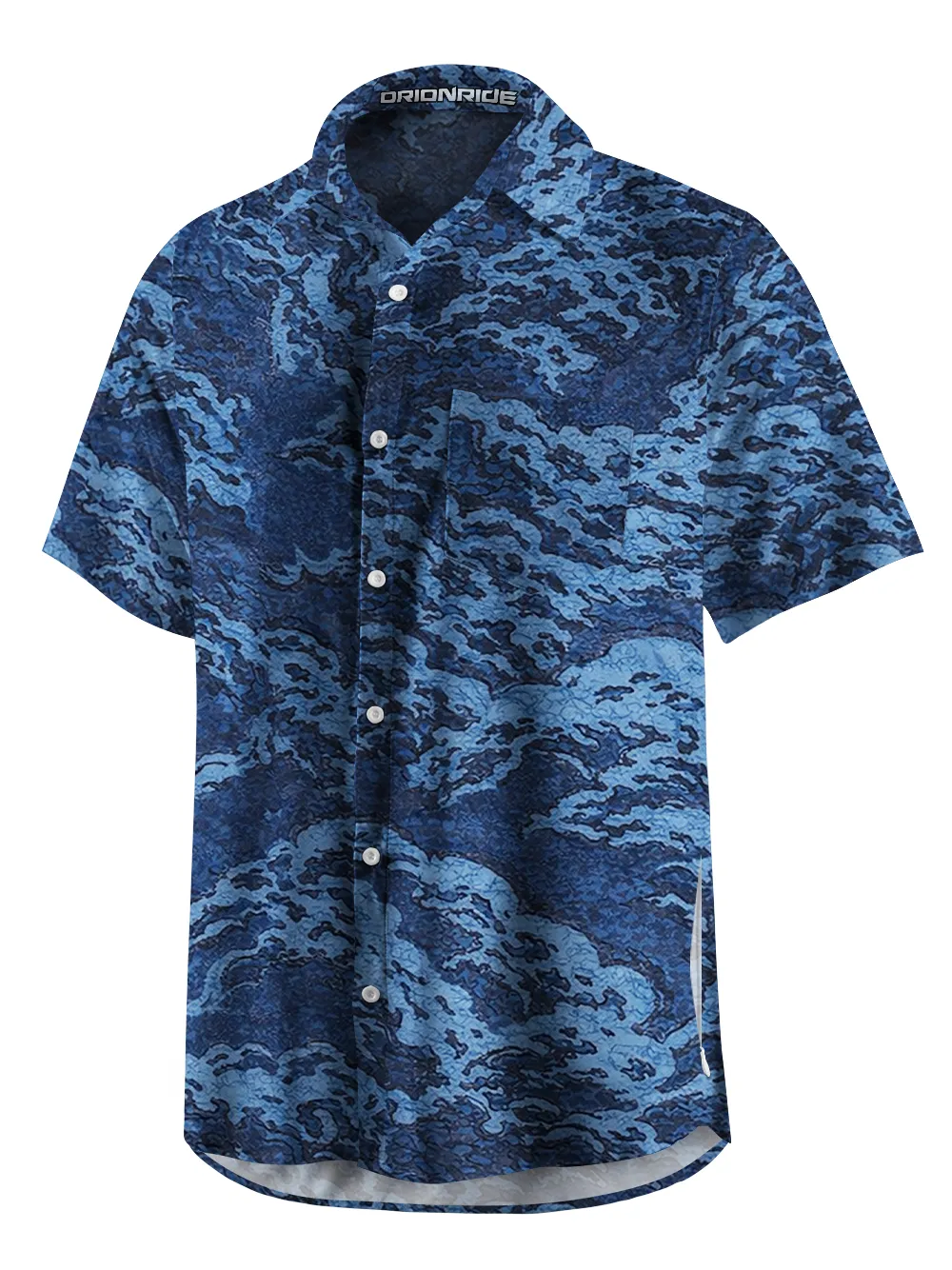 Orionride Surging Waves Zipper Pockets Ultra Lightweight Short Sleeves Gravel Shirt sold by Orionride product image thumbnail 2